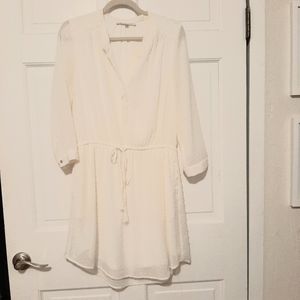 White detail dress